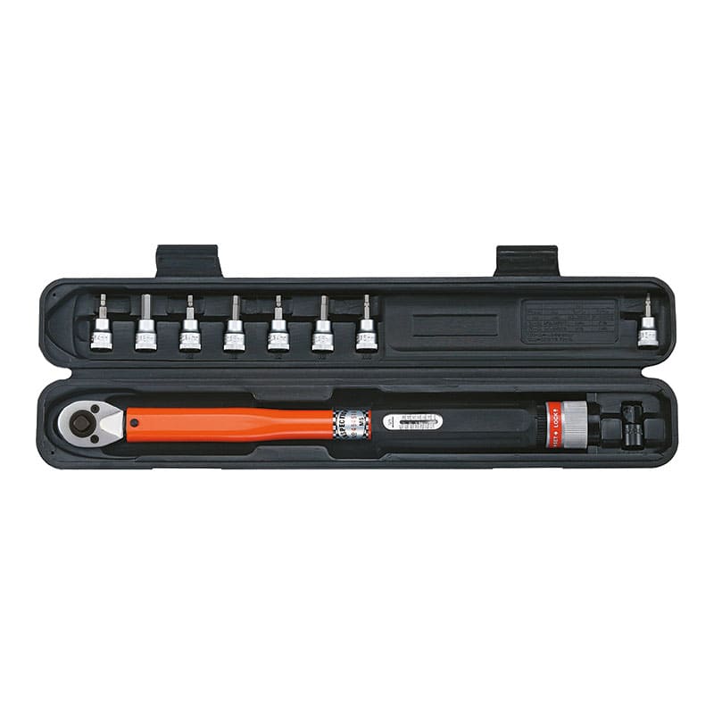 Chiave Dinamometrica 12-60nm da 3/8" + Bussole