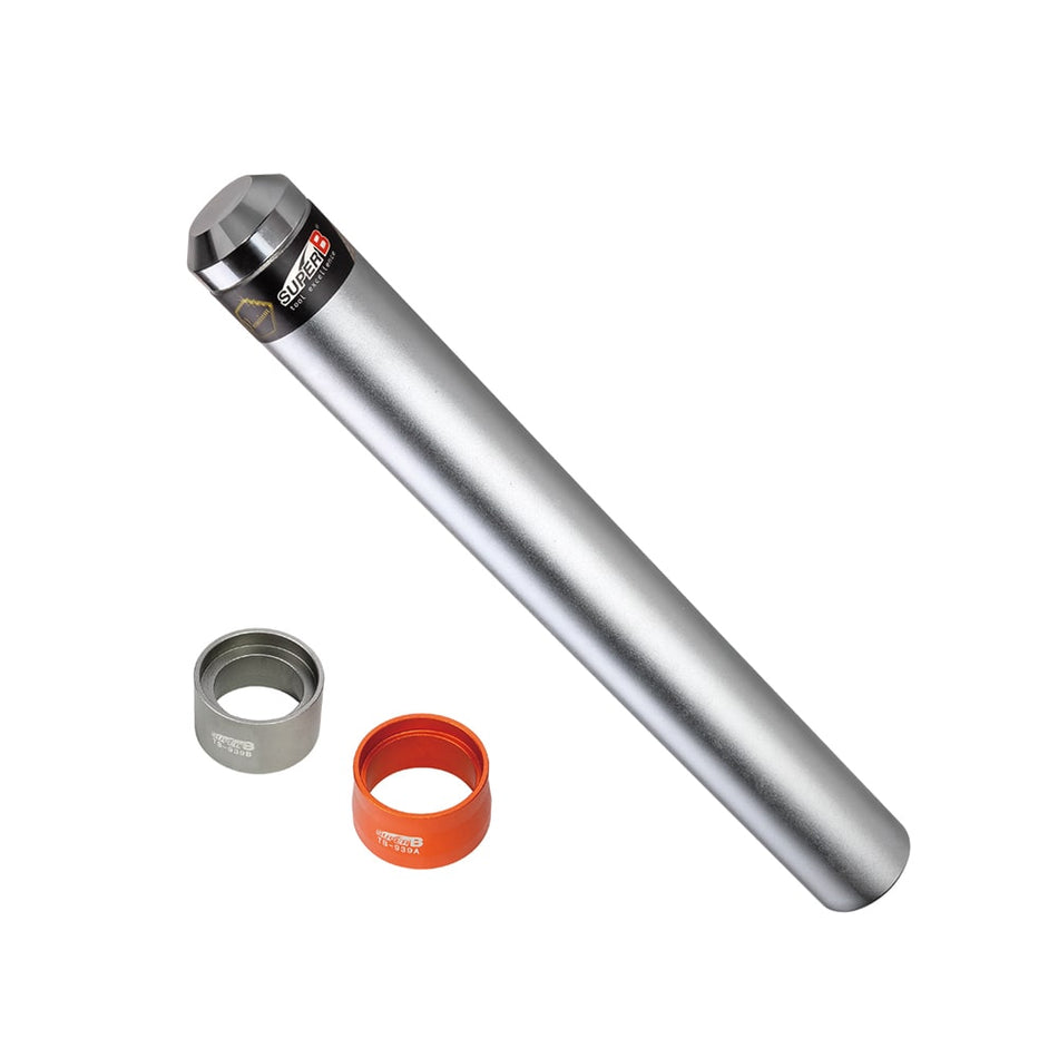 Fork Crown Race Installation Press with 1-1/5" and 1-1/4" Reducers