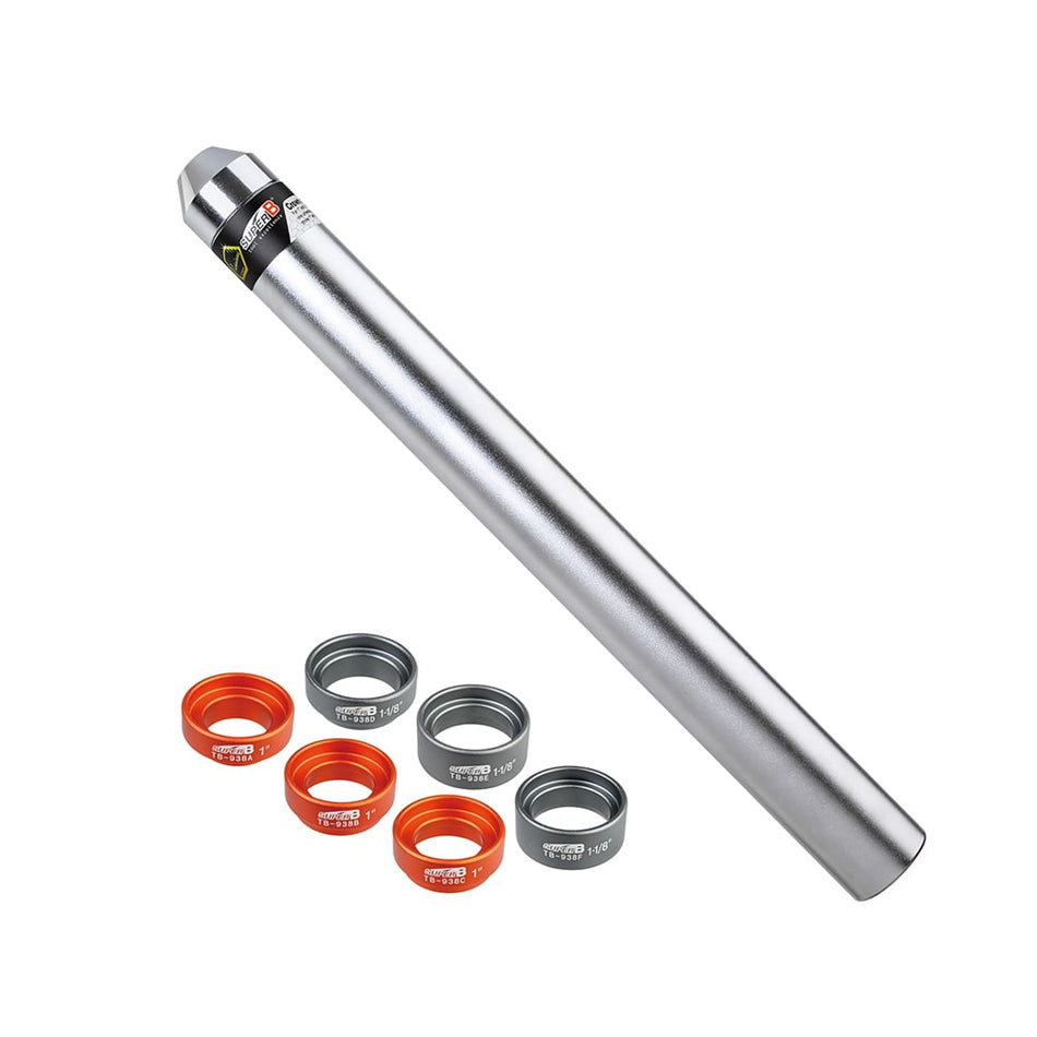 Fork Crown Installation Press with 1" and 1-1/8" Reducers