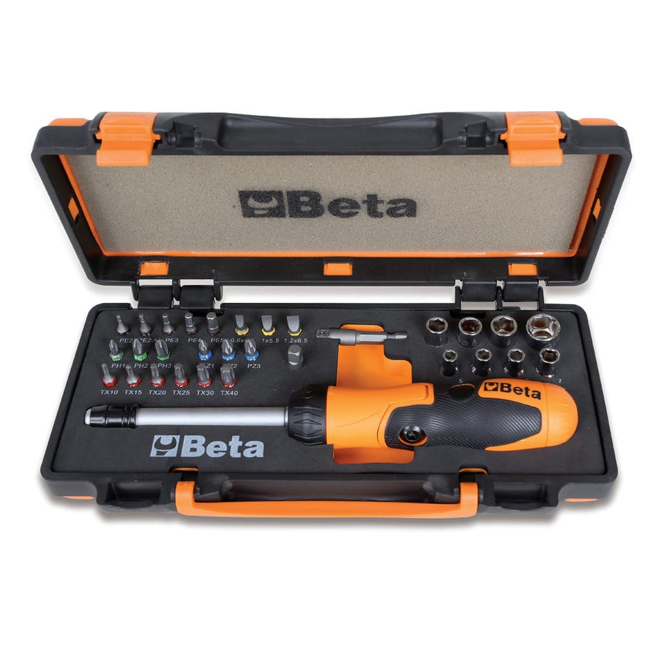 KIT Llave+Carraca+Accesorios 38 Piezas
