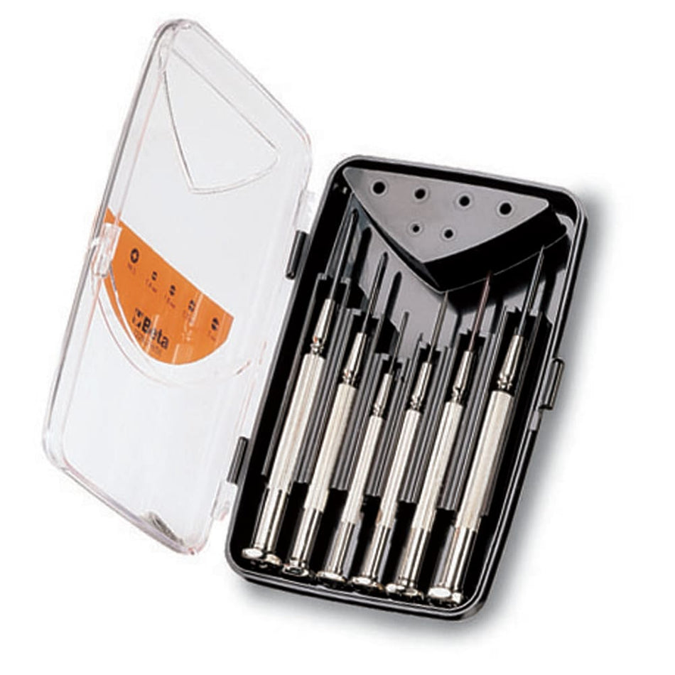 Microdestornilladores (KIT) 6PZ (1,4/2/2,4/3mm) + PH0/PH1