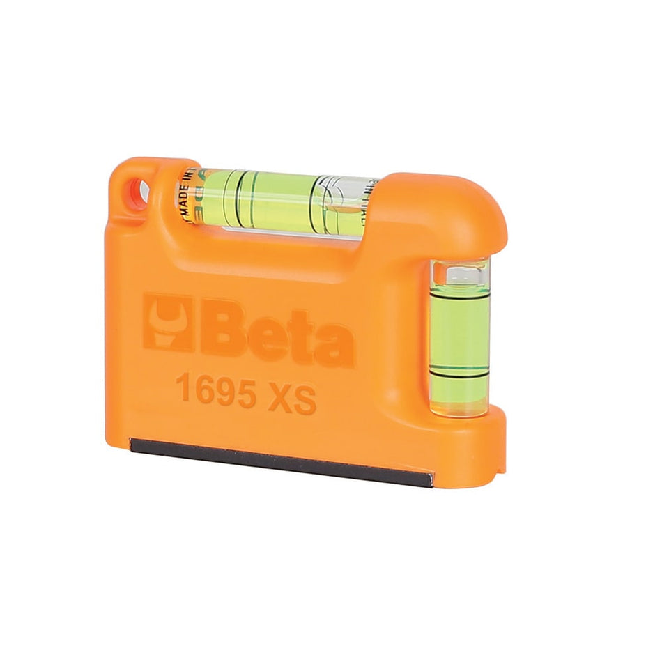 Pocket Level with 2 Vials 70x48.5x20mm with Magnetic Base