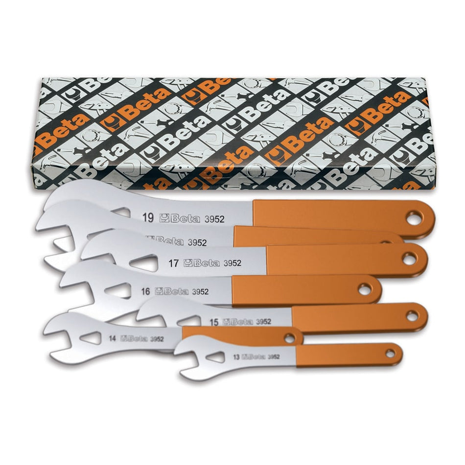 Flat Open-End Wrench Set - 11 Pieces from 13mm to 24mm