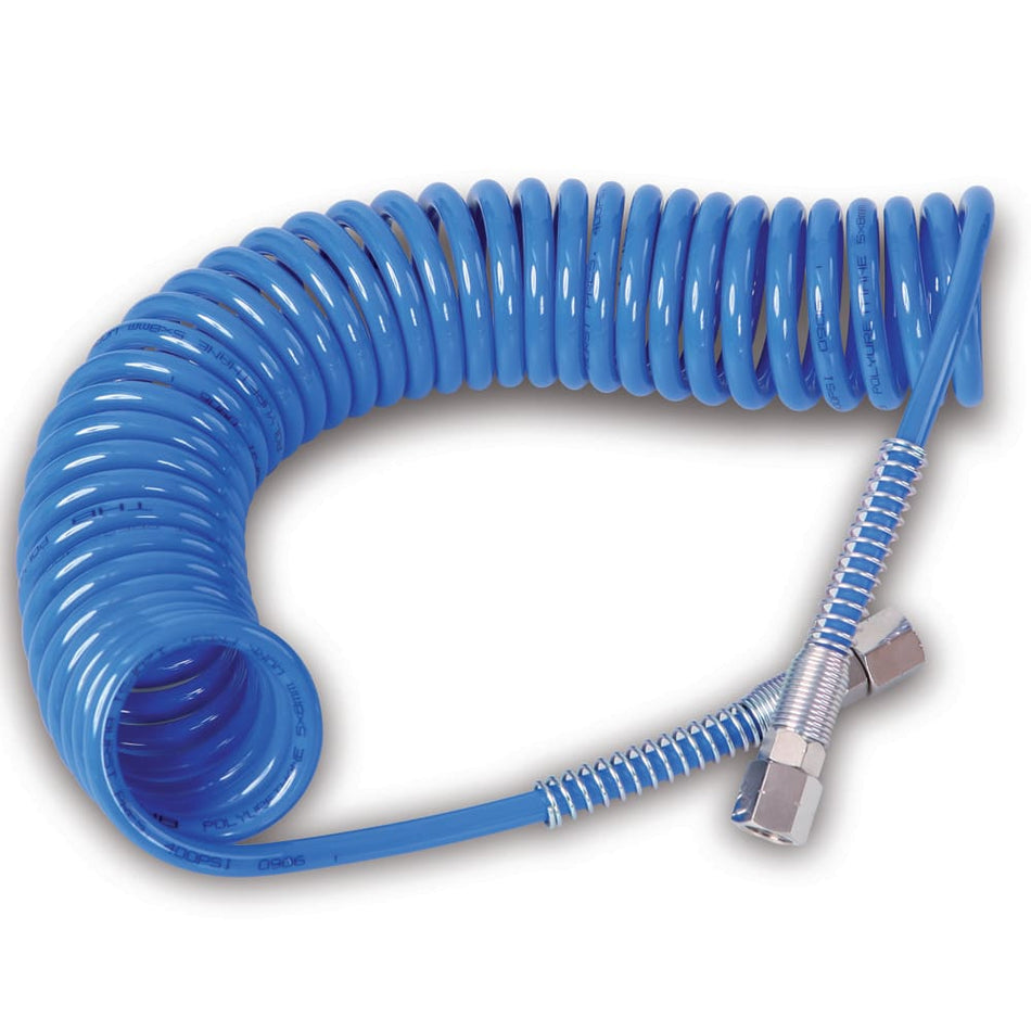 Tuyau spiralé gaz BSP 6m pour compresseur 1/4"