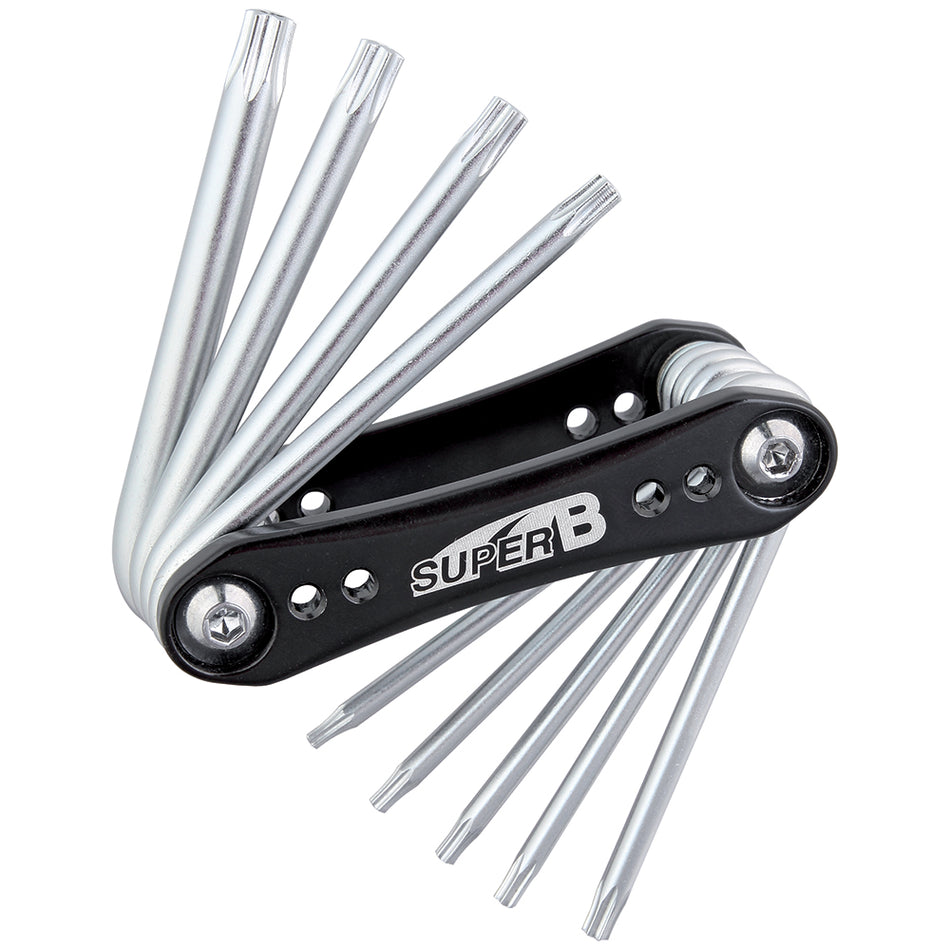 Multitool Klucz Torx 9 Składany Rozmiar: od 7 do 30mm Czarny