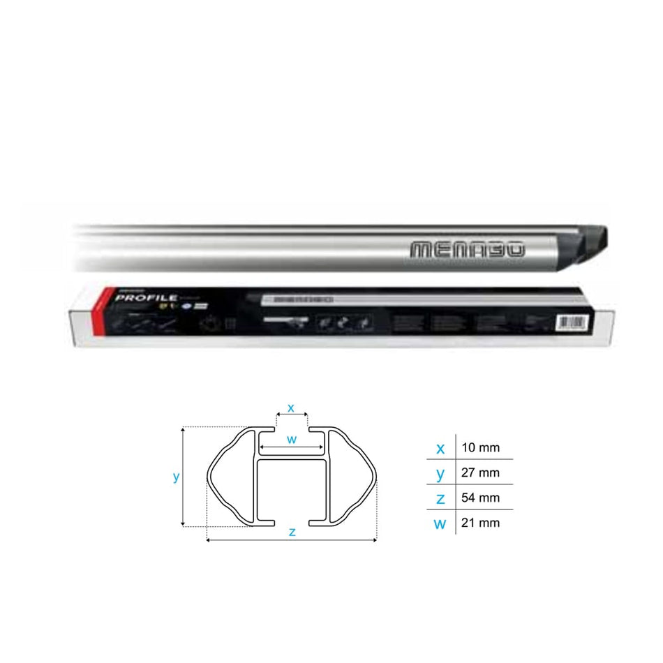 Belka bagażnika PROFILE 54x21mm - długość rozmiar M