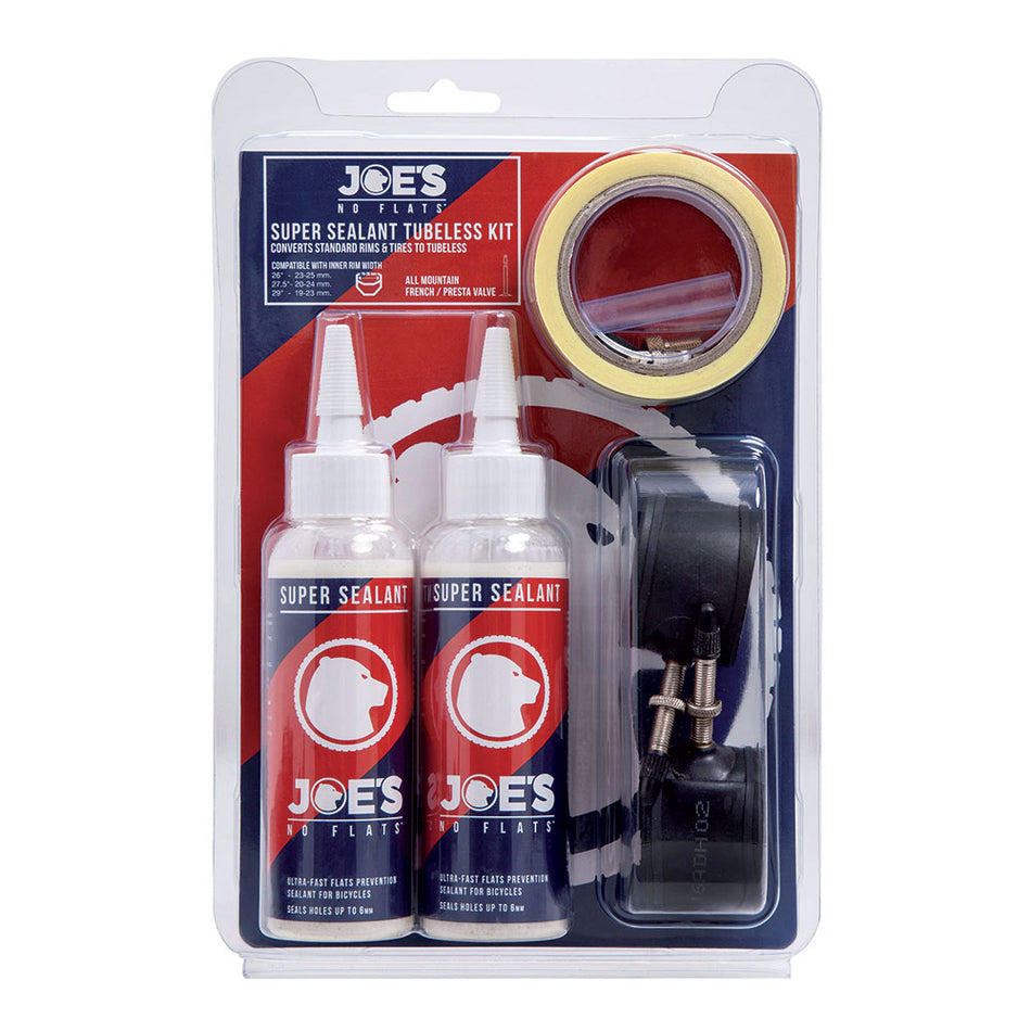 KIT de Conversión Ruedas Estándar a Tubeless 17/19mm +PRESTA 26"