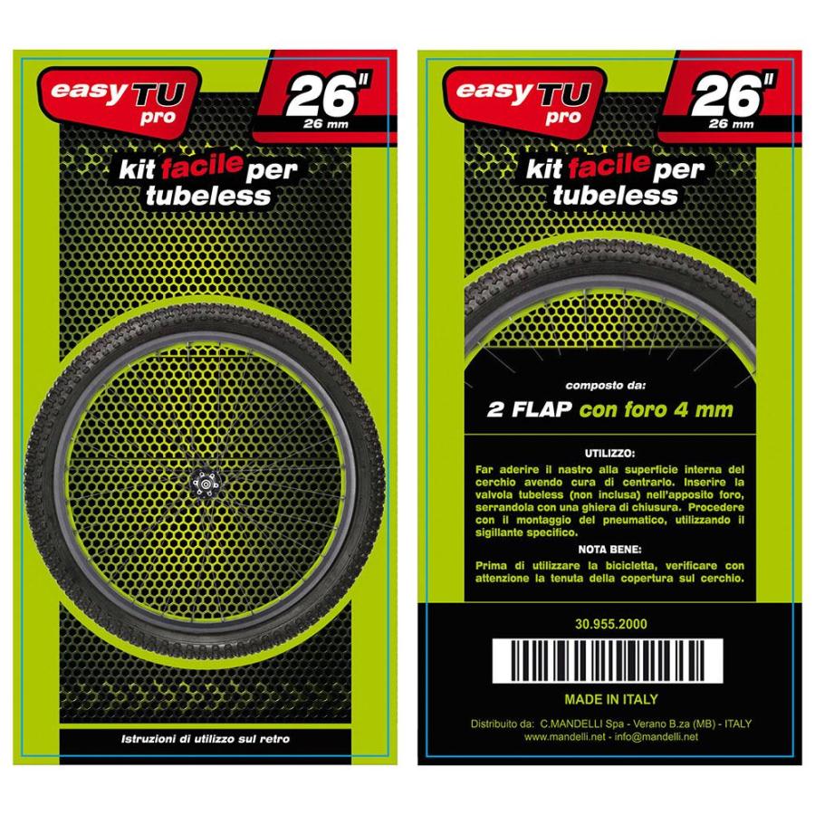 Ruban Tubeless EASY TU pour Roues 26" (KIT de 2 Rubans)