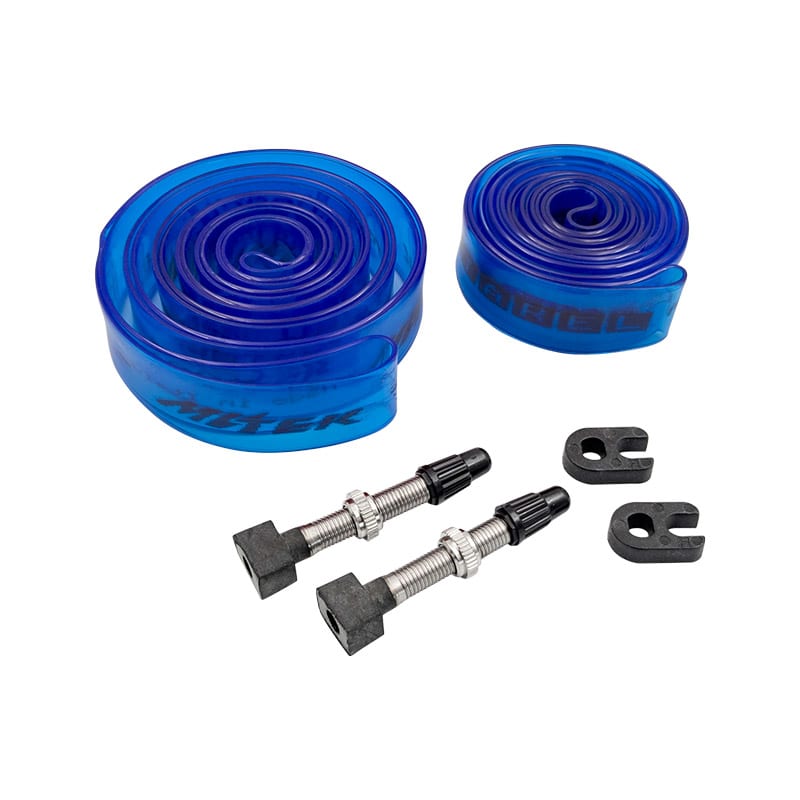 Cinta+Válvula Tubeless (KIT) CARRERA 18mm x 1mm (Par)