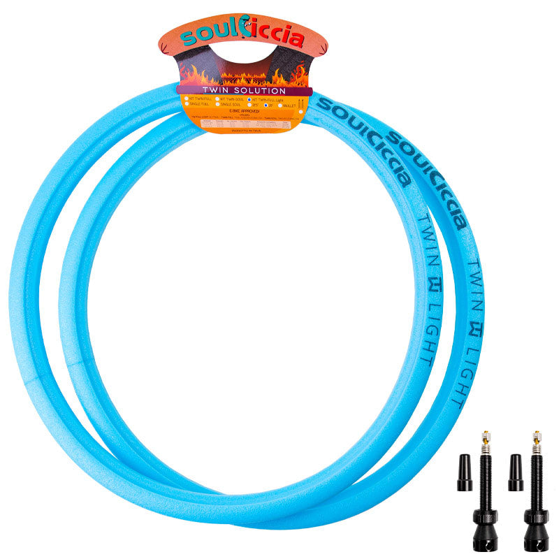 SOULCICCIA (KIT) 27.5"x43mm Twin Light (Pair) + 2 AIRGLIDE Valves