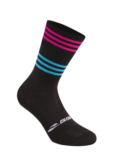 Gist Q-Skin calze 36/47 36/39 / STRIPES BLACK FUX-BLUE - foto 5