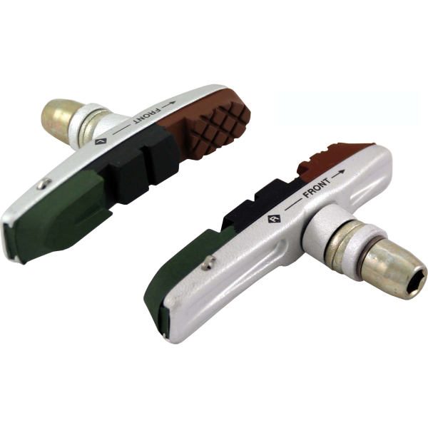 Alligator - Pair of 72mm triple compound V-brake pads and holders