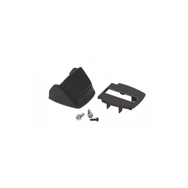 Bosch - Kit caja de plástico cerradura. Soporte superior e inferior, 1 tornillo de rosca ranurada 3,5x12 y 2 tornillos de cabeza hexagonal hueca M5x12 incluidos.