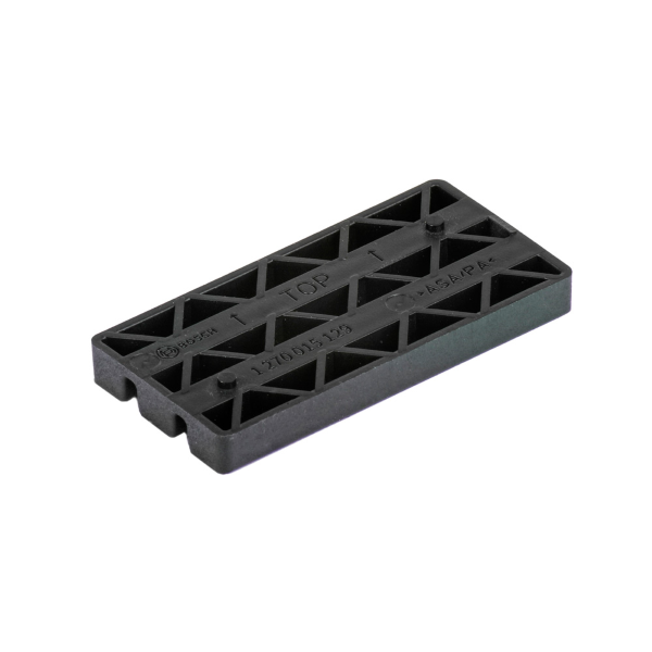 Bosch - Adaptador de cubierta con logo, rectangular negro. Para unidad de accionamiento pintada en polvo con cubiertas no montadas.