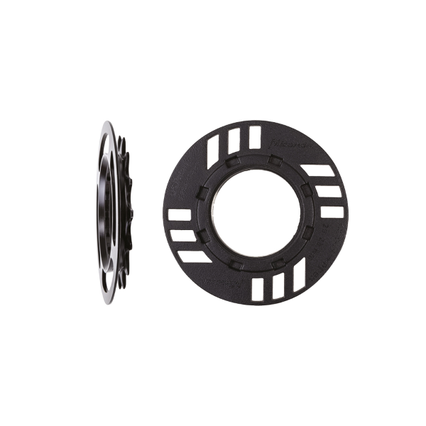 Bosch - Piñón con protector Miranda 15 dientes, desplazamiento 3 mm, para bicicleta eléctrica GEN2, negro