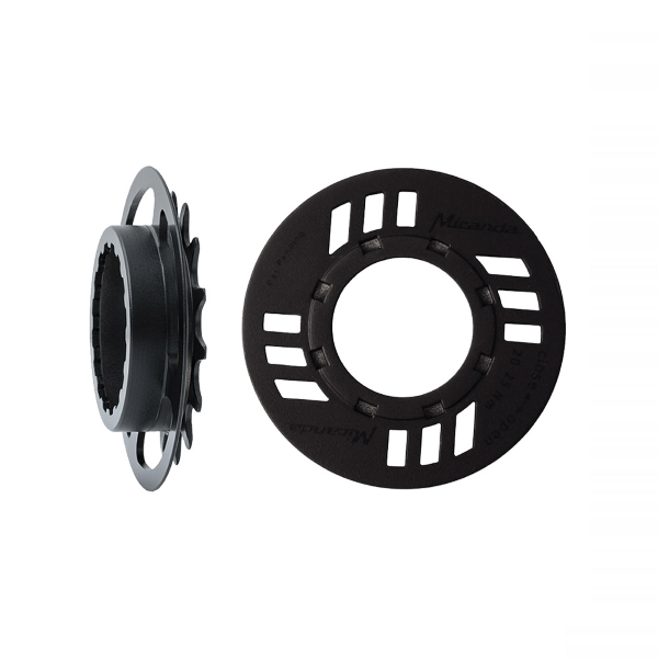Bosch - Piñón con protector Miranda 15 dientes, desplazamiento 8,65 mm, para bicicleta eléctrica GEN2, negro