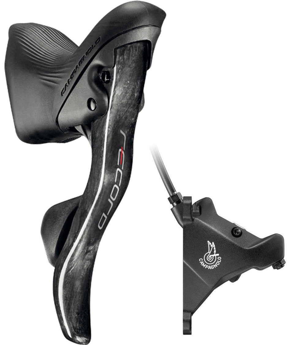 Campagnolo Ergopower DB Left Record 12v. + Front Caliper 160 with Screws and Oil
