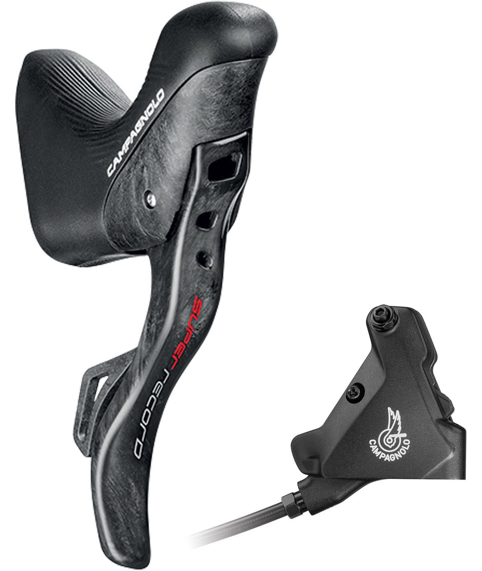 Campagnolo Ergopower DB Left Super Record 12v. + Rear Caliper 140 with Oil