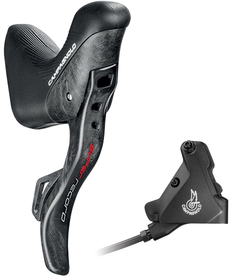 Campagnolo Ergopower DB Right Super Record 12v. + Rear Caliper 140 with Oil