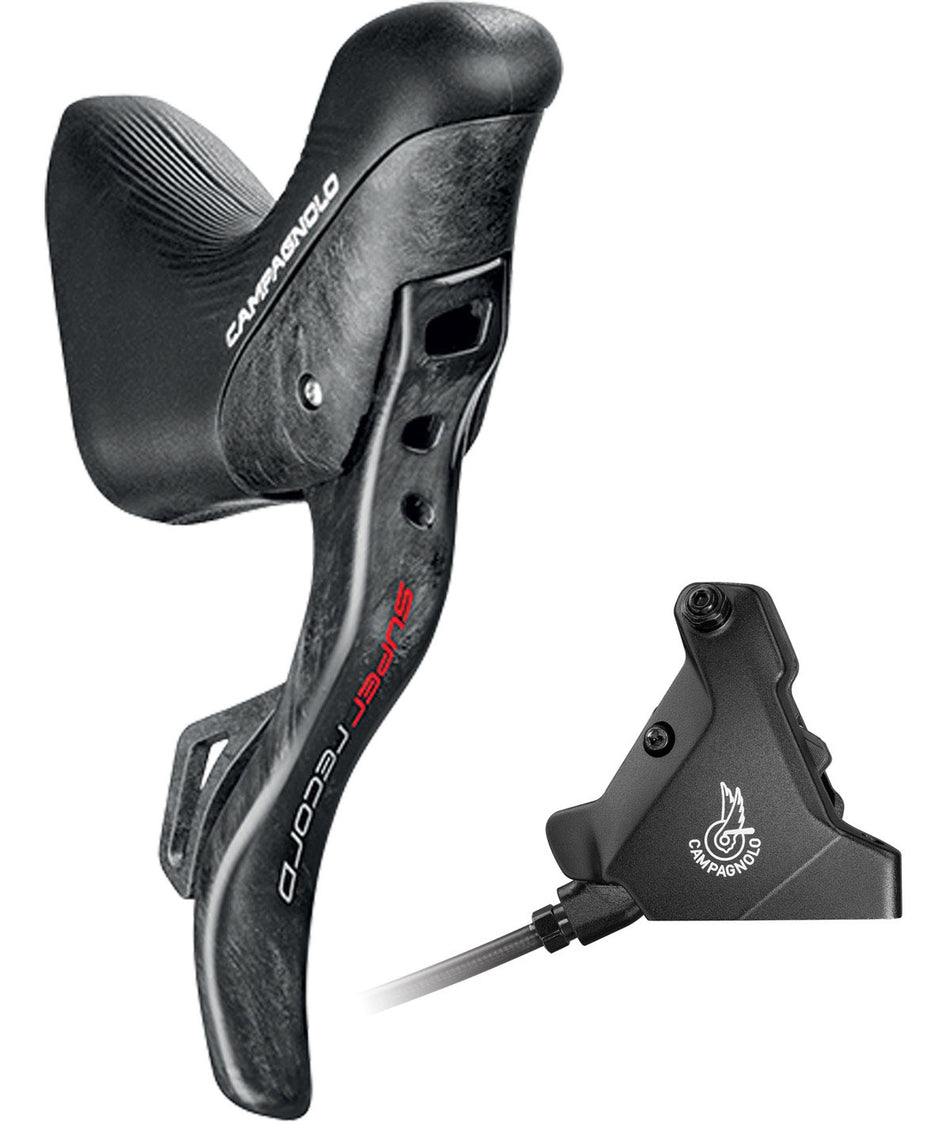 Campagnolo Ergopower DB Right Super Record 12v. + Rear Caliper 160 with Oil