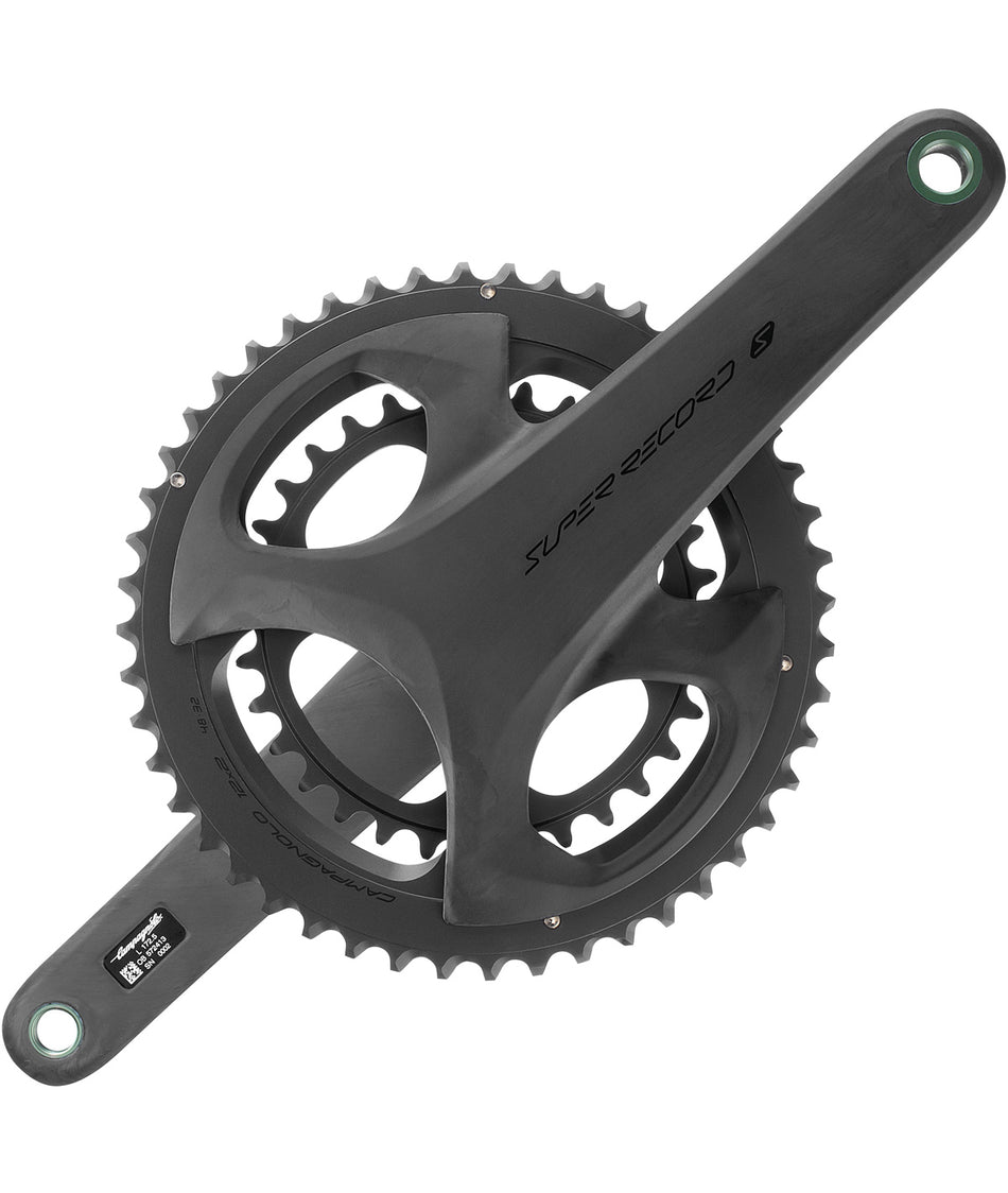 Juego de bielas Campagnolo Super Record S WRL Pro-Tech Carbon 12v. con medidor de potencia para grupos WRL