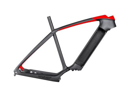 Trek Domane+ Matte Black/Gloss Red
