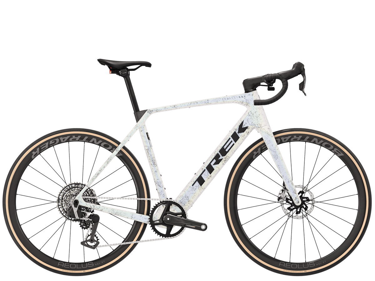 Trek Domane+ SL 9 AXS Gen 5 Mother of Pearl/Silver Marble