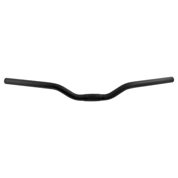 Easy - Lenker VIER KURVEN - 590 mm, schwarz matt, Erhöhung 25 mm