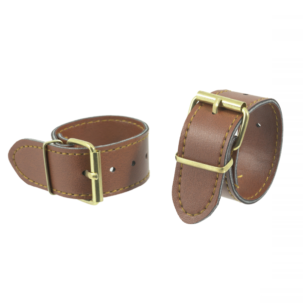 Easy - PAR DE CORDONES DE CUERO para cesta de MIMBRE JUNIOR