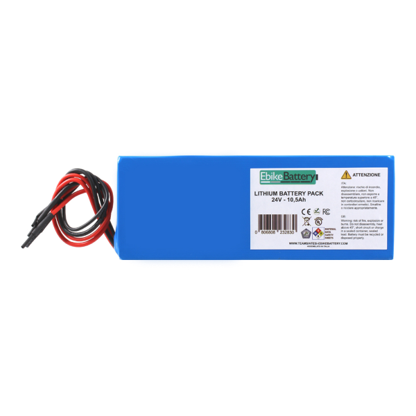Ebike Battery - Paquete de baterías de litio para e-bike 24V 10,5Ah
