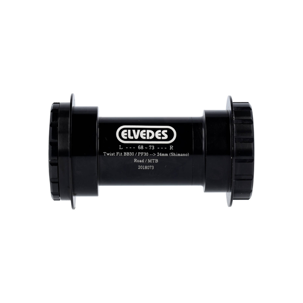 Elvedes - Road/Gravel Bottom Bracket TWIST FIT PF30/BB30 for 24 mm SHIMANO axle