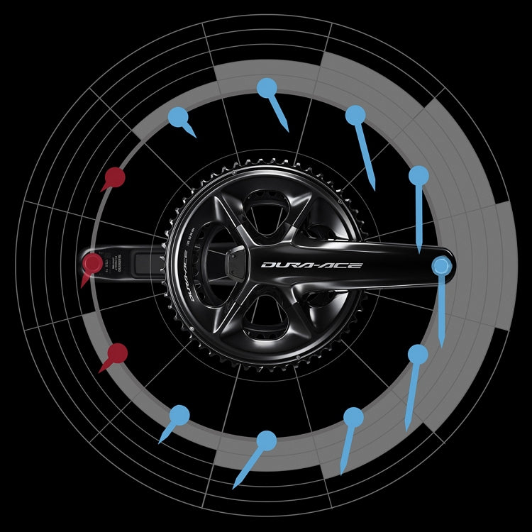 Shimano pulzovanie dura Ace FC-R9200-P-Power Meter 2x12V