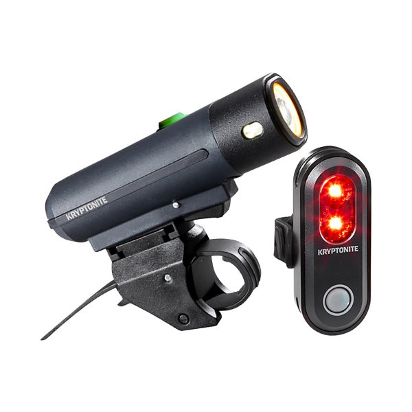 Kryptonite - STREET F-500 light kit (500 lumens) + AVENUE R-45 - black