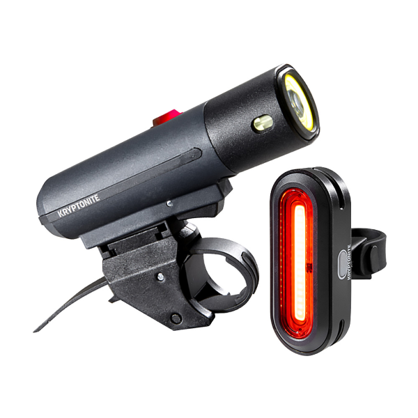 Kryptonite - ALLEY F-650 light kit (650 lumens) + AVENUE R-50 COB - black