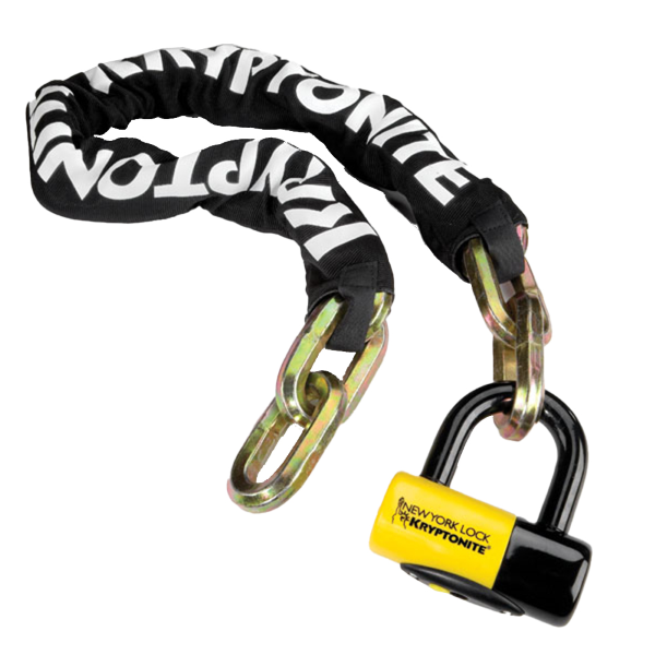 Kryptonite - NEW YORK FAHGETTABOUDIT 1410 Chain and NEW YORK Lock