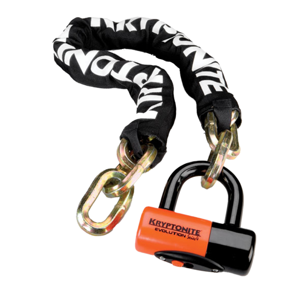 Kryptonite - NEW YORK Chain and EVOLUTION SERIES 4 Lock