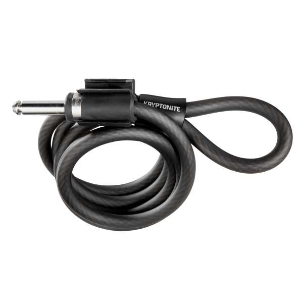 Kryptonite - PLUG-IN spiral cable with ring lock