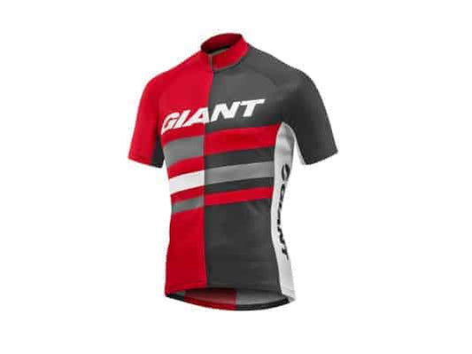 MAGLIA GIANT PURSUE SS JERSEY colore ROSSO-NERO-BIANCO