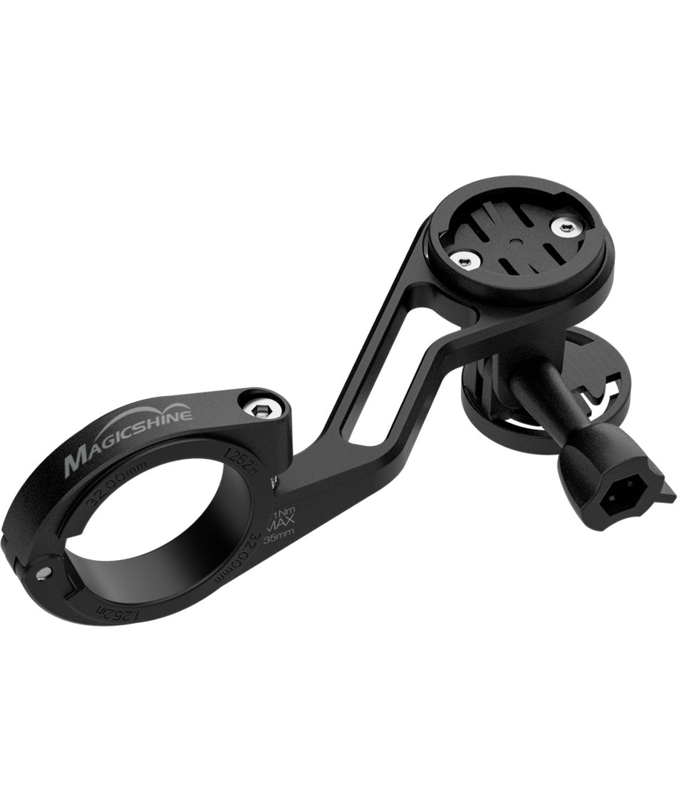 Soporte delantero multifuncional de aluminio Magicshine para manillar con adaptadores