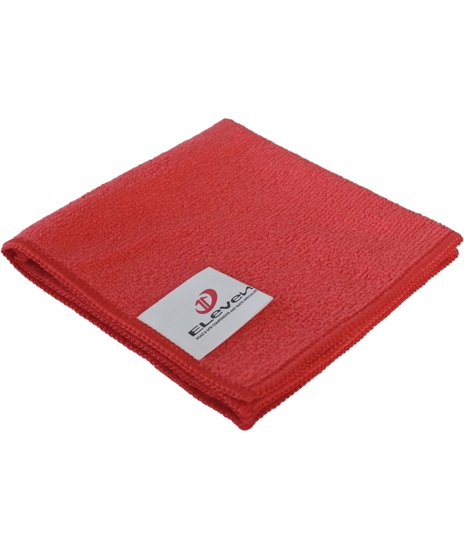 Chiffon Eleven en microfibre 30x30 cm rouge