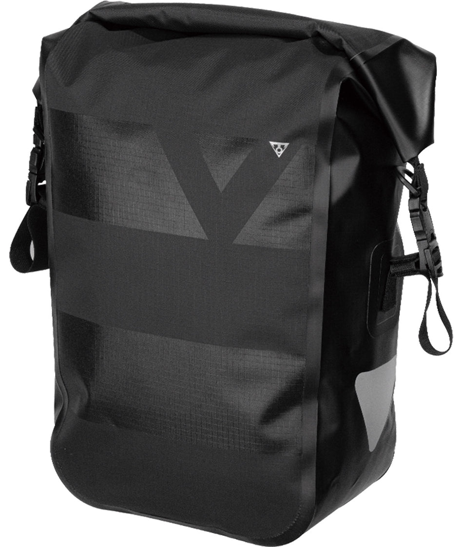 Bolsa Lateral Topeak Pannier Drybag (16 l) Impermeable Negra Con Sistema QuickClick