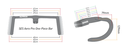 Manillar Integrado ENVE SES Aero Pro One 37/40cm