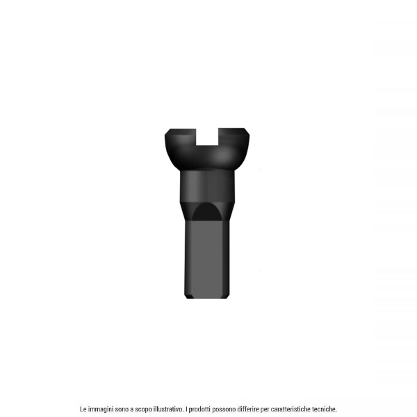 Sapim - Nipples Polyax de latón 14mm Negro paquete de 100 piezas