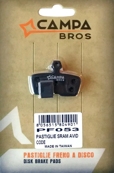 Organiczne klocki hamulcowe Campa Bros PF053 do Sram Avid Code