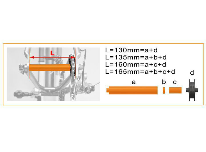 Długi reggikaten bez koła IceToolz 30c1