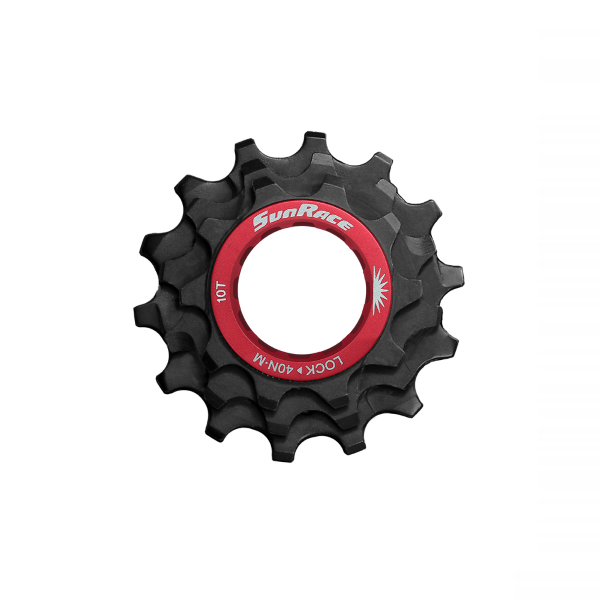 Sunrace - KIT DE TUERCA + 3 PIÑONES para cassette SunRace 12V XD
