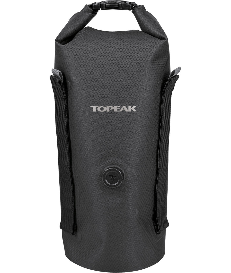 Bolsa lateral delantera Topeak Fork Drybag (4,0l) impermeable negra compatible con soporte Versacage