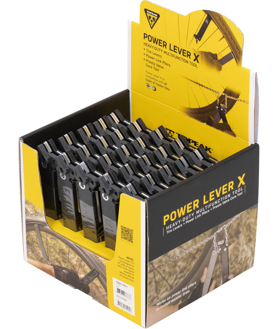 Topeak Power Lever X counter display stand for 25 sets