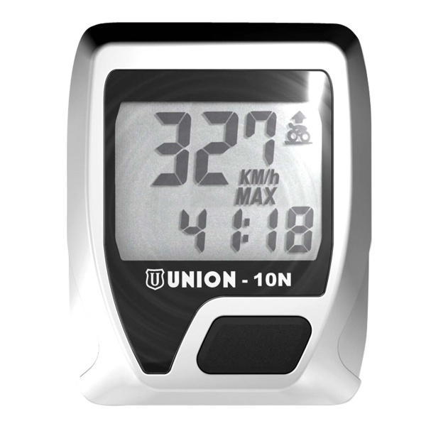 Union - Compteur vélo UNION-N 8 fonctions avec fil