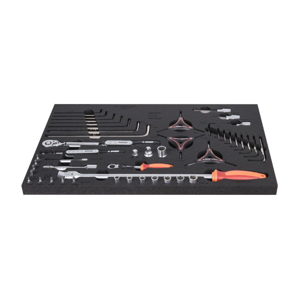 Unior - Set utensili 1600SOS15-US in vassoio SOS per cassettiera stretta